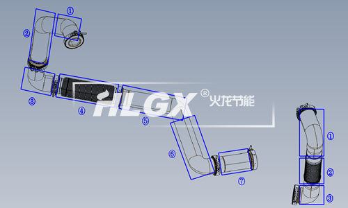 合力叉車(chē)排氣系統(tǒng)